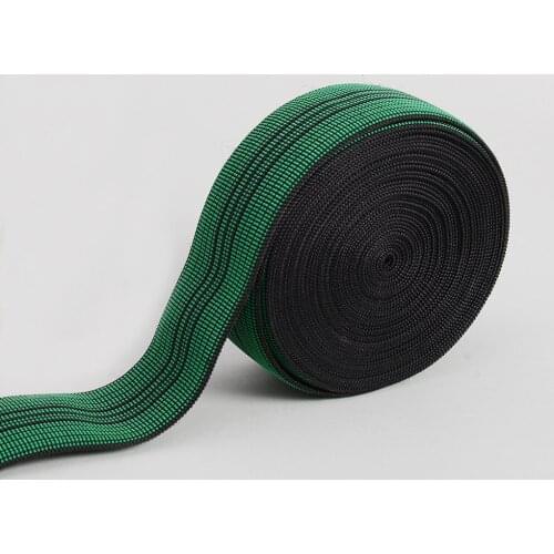W:2" L:5-10m Elasticated Sofa Chair Upholstery Back Strap Belt Elastic webbing