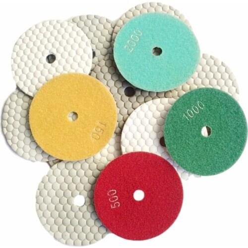 100mm 4 Inch Grinder Diamond Flexible Dry Polishing Pad Granite Concrete Marble Polish Tools For Stone