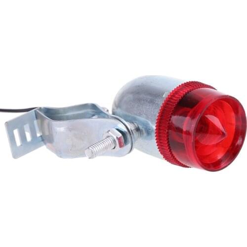 Aluminum Vintage Classic Bicycle LED Rear Tail Light Steel City Road Bike Retro U7EF