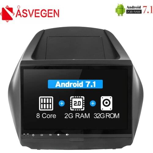 Asvegen Octa 8 Core Car Dvd Radio For Hyundai IX35 2009-2015 Car PC head Unit GPS Navigation 2 din Car Stereo Multimedia Player