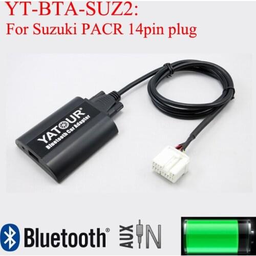 Car audio Bluetooth Music player for Suzuki PACR 14pin plug radios