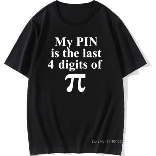 Pai Math Birthday Funny Unisex Graphic Vintage Cool Cotton Short Sleeve T Shirts O-Neck Harajuku T-shirt