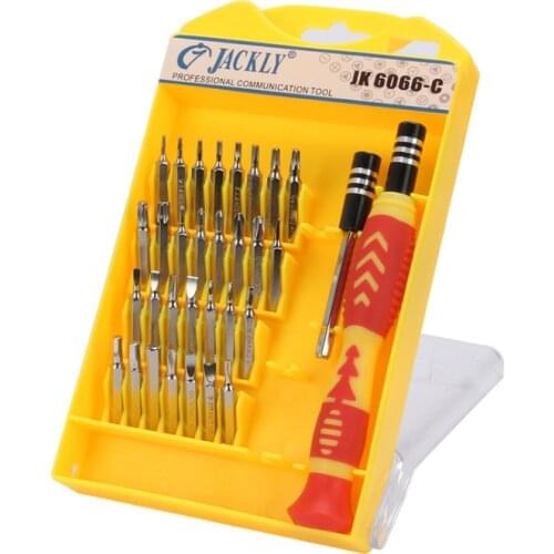 JK-6066A 33 in 1 combination household tool screwdriver set screwdriver disassembly maintenance tool