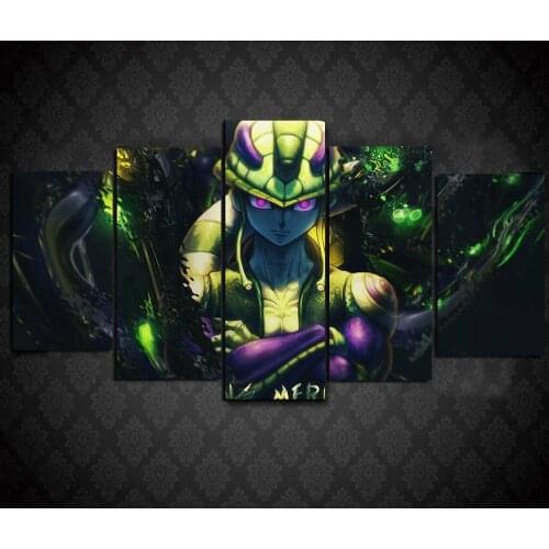 Movie Hunter X Hunter Poster Canvas Art Print,5Pcs,No Frame
