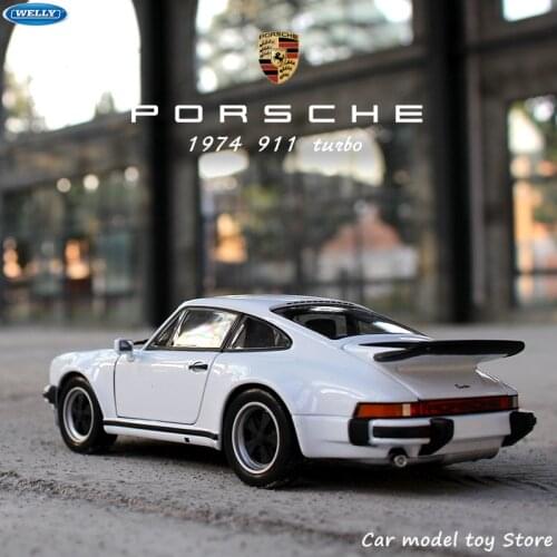 WELLY 1:24 1974 Porsche 911 Turbo3.0 sports car simulation alloy car model crafts decoration collection toy tools gift