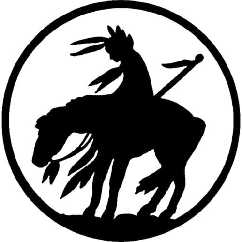 Car Stickers Decor Motorcycle Decals Indian on Horse Decorative Accessories Creative Sunscreen Waterproof PVC