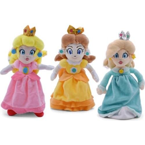 New Cute Classical Game Super Mario Princess Peach Rosalina Daisy Plush 20CM Kids Stuffed Toys For Children Gifts