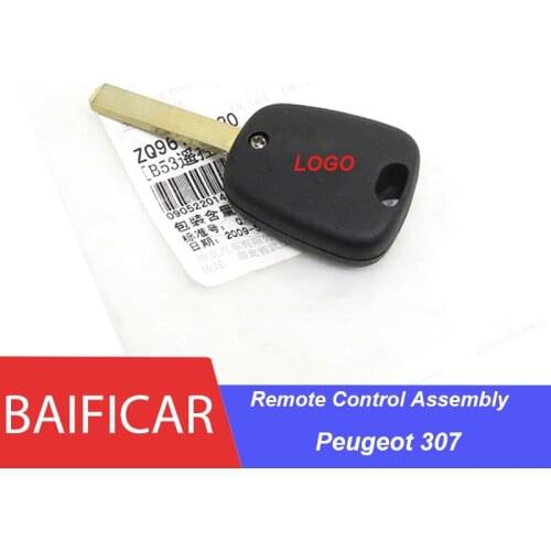 Baificar Brand New Genuine 2 Buttons Key Remote Control Assembly ZQ96168380 CE0165 For Peugeot 307