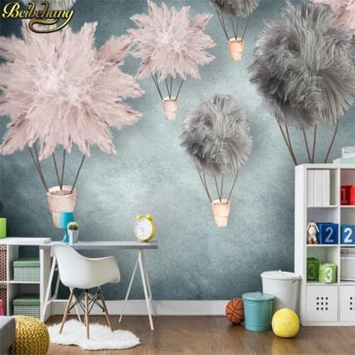 Beibehang Custom Dandelion Mural Wallpaper Modern 3D Wall Painting Living Room Childrens room Home Decor Wall Papers For 3 D