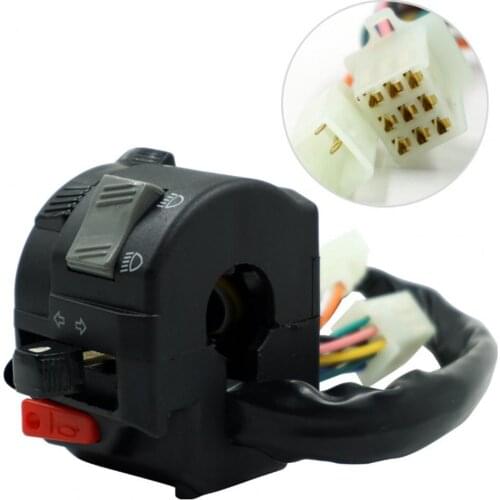 RXKNEW 125 Motorcycle Horn Turn Signal Left Handlebar Switch Assembly for Yamaha
