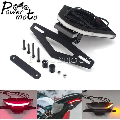 Motorcycle Integrated LED Tail Light LED Fender Eliminator Kit For BMW S1000RR 2020 2021 W/ Turn Signal Light Rear Tidy Bracket