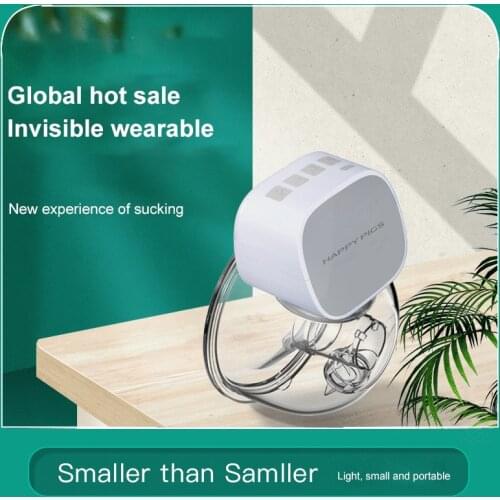 1 Pc Electric Breast Pump Double Silent Wearable Automatic Milker Hands-Free Portable Baby Breastfeed Milk Extractor Chargable