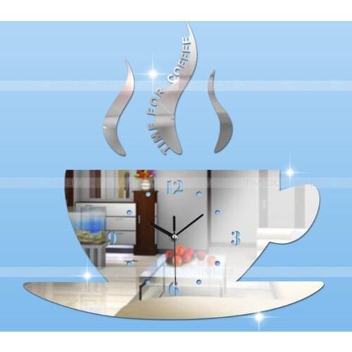 3D Large Mirror Wall Clocks Stickers 2019 New Arrivals Creative Home Decor Modern Living Room Decoration Quartz Clocks Gifts