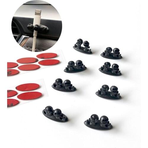 8pcs Car Wire Clip Stickers for Renault Koleos Fluenec Latitude Sandero Kadjar Captur Talisman Megane RS LAGUNA Scenic