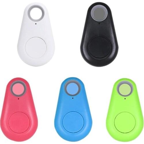 ALLOYSEED Portable Mini Bluetooth Tracker Remote Control Anti-Lost Keychain Alarm Key Finder Tags Locator For Kids Bags Dog Pets