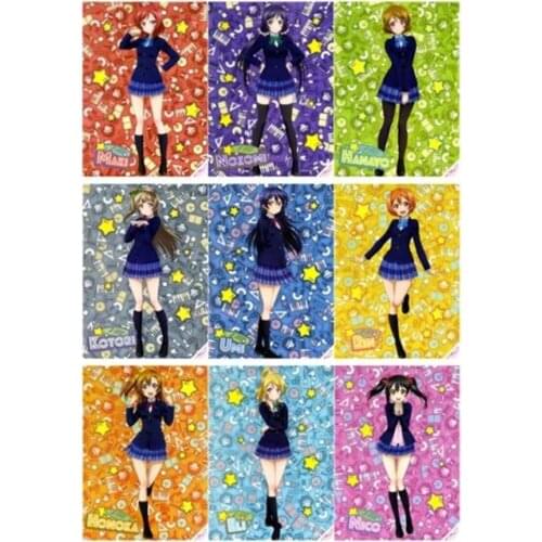 Anime Love Live! Polypropylene A3 9 pieces Posters wall poster PPP053