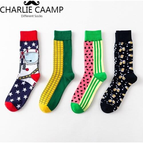 Charlie Caamp Men's Patterned Socks