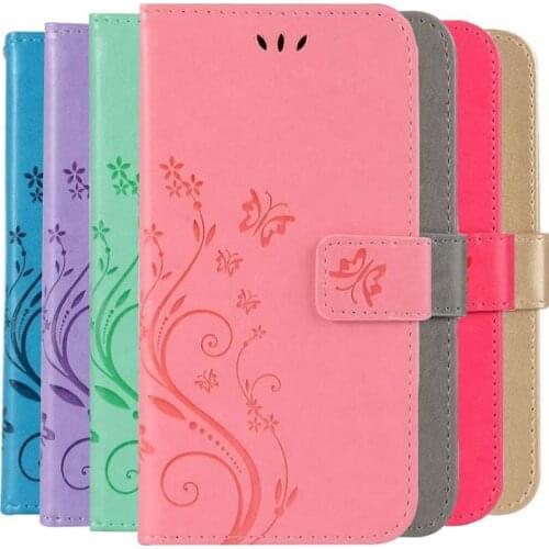 Pretty Girls Leather Case For Huawei Honor 10 9 Lite 8A P30 Pro P40 Lite P Smart 2021 Y9 Y7 Y6 2019 Butterfly Wallet Cover E04D