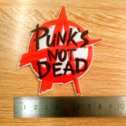 DIY Punk Biker Patches For Clothing Eagle Iron On Patches Punk Skull Badges Fine Motorcycle Embroidered Patch Coat Accessories