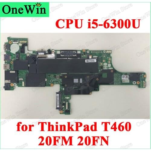 CPU i5-6300U for ThinkPad T460 20FM 20FN Laptop Mainboard FRU PN 01AW336 01AW340 01AW337 01AW341 01AW342 01AW343 01AW338 01AW339