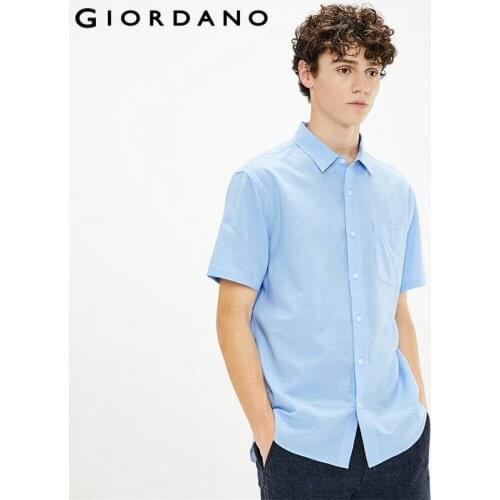 Мужские льняные рубашки Giordano China At AliExpress