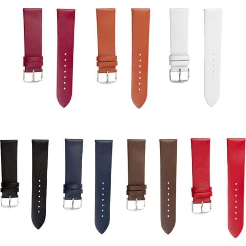 Leather strap Band Watch Accessories 16mm 18mm 20mm 22mm Watchbands Men Women Wristband