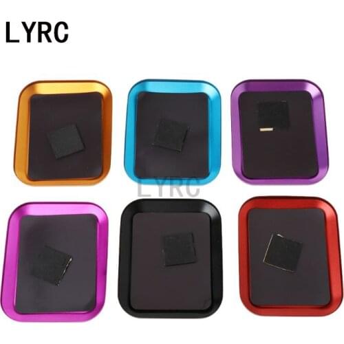 LY rc 1 Pcs free shipping Aluminum Alloy Magnetic Nut Screw Tray For RC Phone Car Repair Tools Supplies