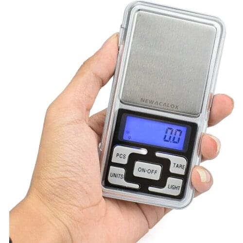 Mini Portable Pocket 500g x 0.1g Digital Scale for Gold Sterling Jewelry Scales Balance Gram Electronic Scales