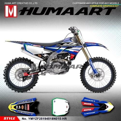 HUMAART MX Racing Stickers Personalized Vinyl Decals for YZF 250 450 YZ250FX YZ 250FX 2018 2019 2020 2021