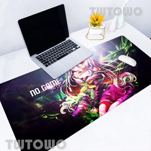 Non Slip Pc No Game No Life Mouse Pad Computer Large Table Mat Mouse Mat Desk Mat Mouse Mat Desktop Mouse Pad Gamer Office