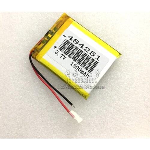 Polymer lithium battery 3.7V 1500mAh MP3 C430 GPS navigator recorder 484251