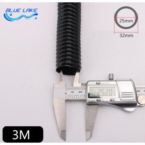 Vacuum cleaner EVA threaded hose,inner 25mm/32mm, 3m, Wall polishing machine threaded pipe/bellows,vacuum cleaner parts