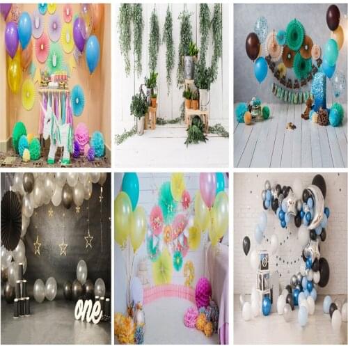 SHENGYONGBAO Birthday Photography Backdrops 1st Baby Newborn Portrait Photo Background Party Studio Photocalls 2021318ET-05
