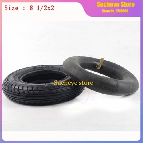 8.5 Inch Tire 8.5x2 Outer Tyre Inner Tube for Electric Scooter Baby Trolley Children Tricycle 8 1/2x2 8.5*2 Tyre