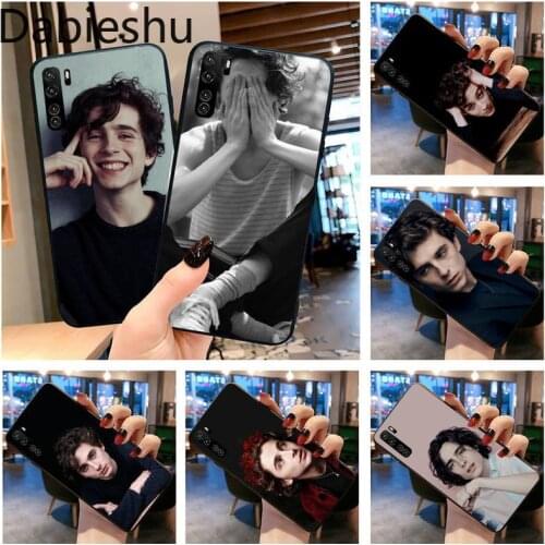 Timothee Chalamet Hard Soft Phone Case Capa for Huawei P40 P30 P20 lite Pro Mate 30 20 Pro P Smart 2019 prime