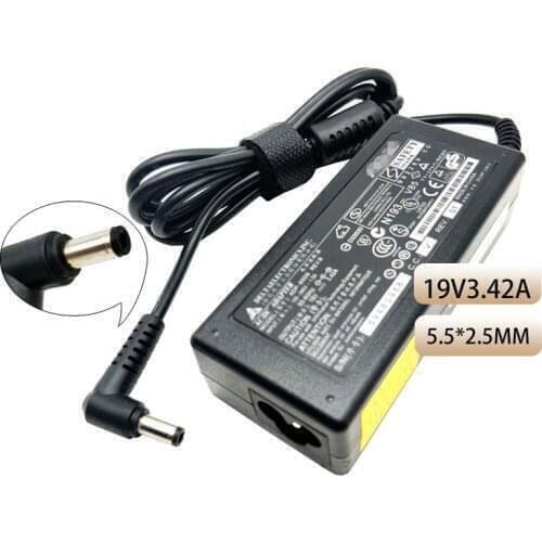 19V 3.42A 65W Universal Laptop Power Adapter Charger For ASUS K450C K450V/E K550 K401N K40AB/IN/E/AN/AC/IE/AF Notebook adapter
