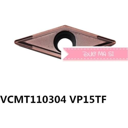 VCMT110304 VP15TF/VCMT110308 VP15TF*10pcs Carbide Inserts,Cutting Blade for SVJCR/SVVCN,Steel and Stainless steel Cutting Tips