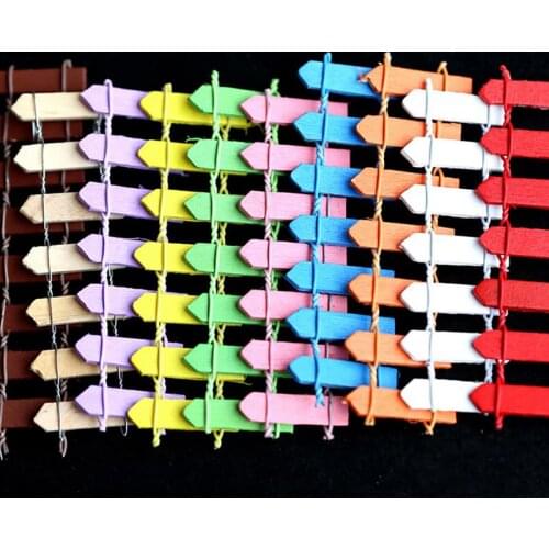 1 Pcs 10 Colors Fence Miniatures Fencing Fairy Garden Gnome Moss Terrariums Resin Crafts Decorations For Home Garden Kawaii