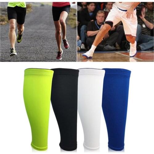 1pc Professional Sports Compression Leg Sleeve Shin Guard Socks Men And Women Leg Warmers Running Football Basketball