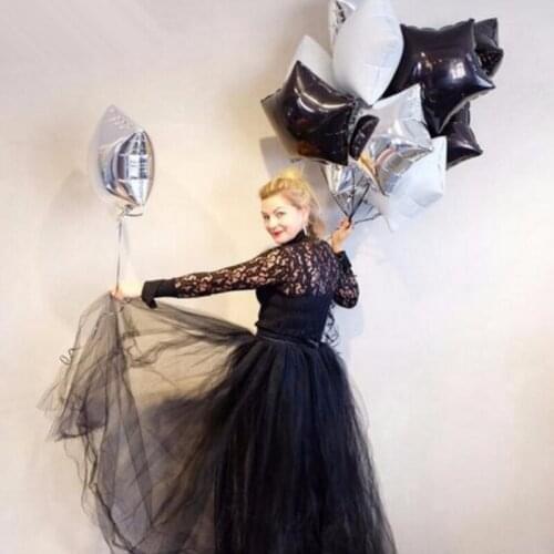 10pcs/lot 18inch Five-pointed Star Foil Balloon Heart Wedding Ballon Baby Shower Childrens Birthday Party Decorations Globos