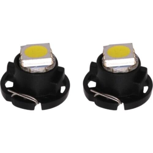 100x t5 T4 T4.7 1SMD 5050 Instrument LED Light Bulb Neo Wedge Panel Gauge Dashboard Lamp white red yellow green red