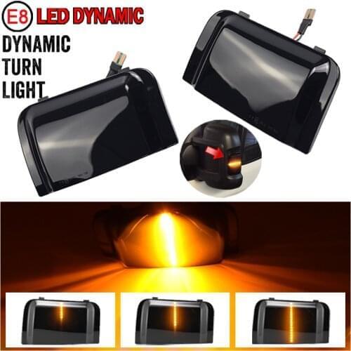 2pcs For Peugeot Boxer Fiat Ducato Citroen Jumper RAM PROMASTER Dynamic Turn Signal Light LED Side Mirror Sequential Indicator