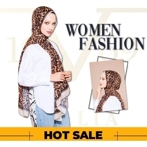 2020 Hot Sale Women 90x200 cm Beige & Caramel Pavia Shawl Silky Scarf Muslim Hijab Wrap Female Neck Warm Headband Face Mask Lady