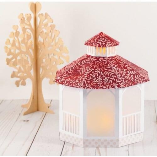 Dies 3D House lanternCutting Dies New 2020 Craft Dies Cut for Wedding Invitation Scrapbooking DIY Home Decorative