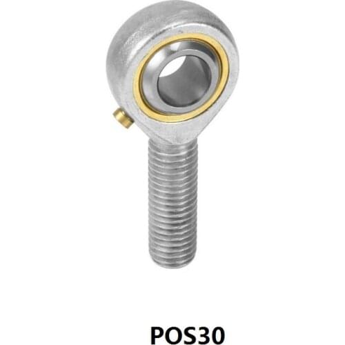 5pcs POS30 30mm rod ends plain bearing Fish Eye rod end joint bearings