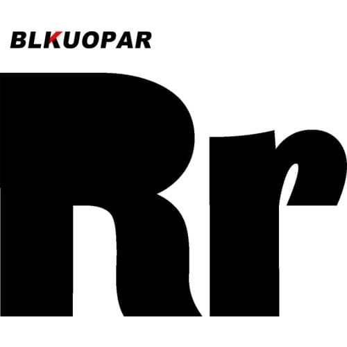 BLKUOPAR Rr Car Stickers Creative Waterproof Decal Personality Car Styling Body for Car Windows DIY Character JDM Vehicle