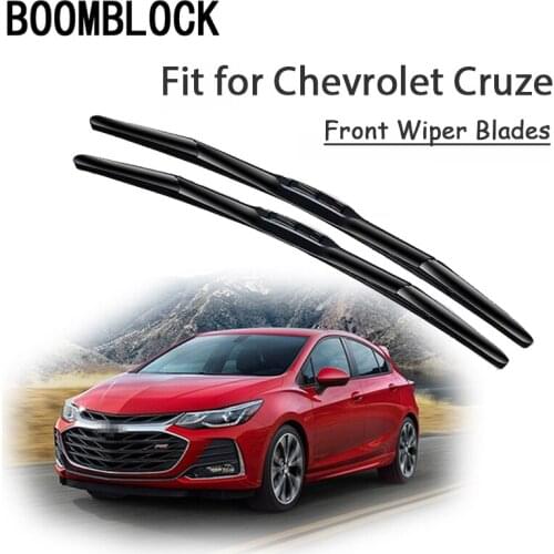 BOOMBLOCK 2PCS High Quality Front Windshield Wiper Blades For Chevrolet Cruze 2018 2017 2016-2009 Accessories