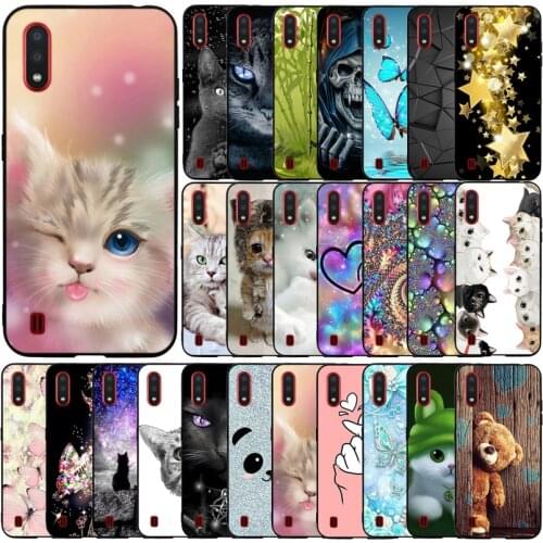 For Samsung A01 A015F Case Phone Cover Soft Silicone Bumper On For Samsung Galaxy A01 GalaxyA01 A 01 SM-A015F A015 Copa