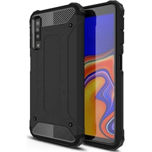For Samsung Galaxy A7 2018 Case for Samsung A7 2018 Case on A7 2018 A750F Heavy Duty Armor Shockproof Tough Silicone Cover