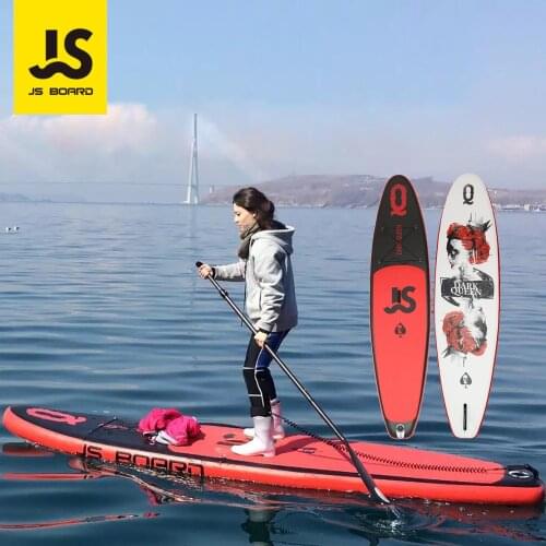JS RQ335 SUP Surfboard Paddle Board Queen Standing kitesurf Yoga Inflatable Slab Portable Waterboard Water Sports Surfing 335cm